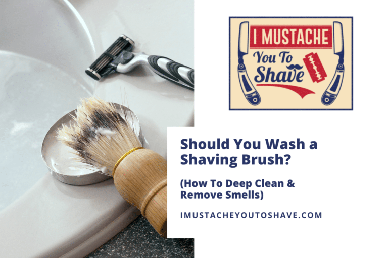 Should You Wash a Shaving Brush? (How To Deep Clean & Remove Smells)
