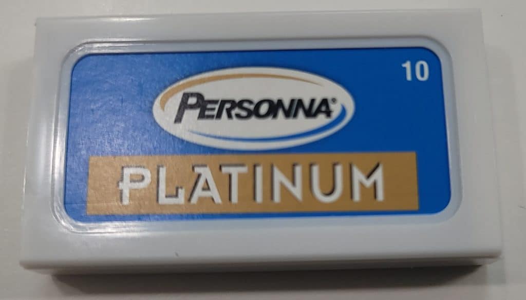 Personna Platinum Blue razor blades