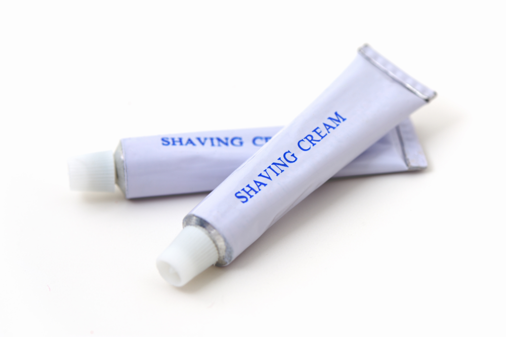 generic shaving cream tube