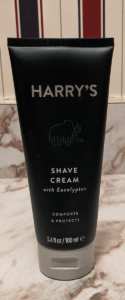 Harry's shaving cream cream is sulfate and paraben free and includes soothing ingredients like eucalyptus.