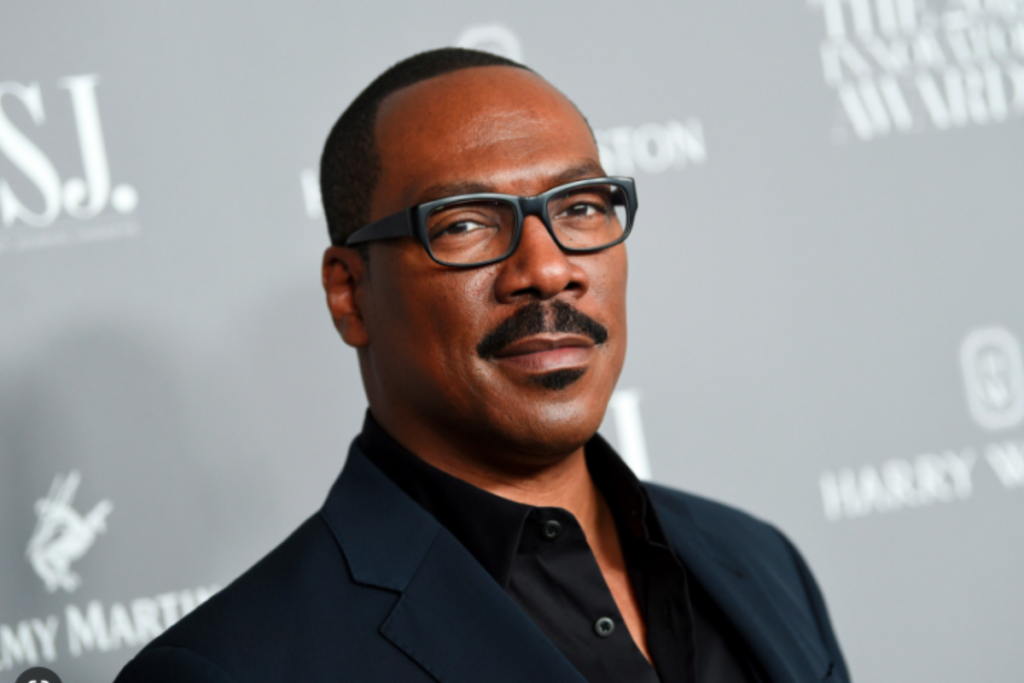 Eddie Murphy's been wearing a chevron-style mustache since his days on SNL.